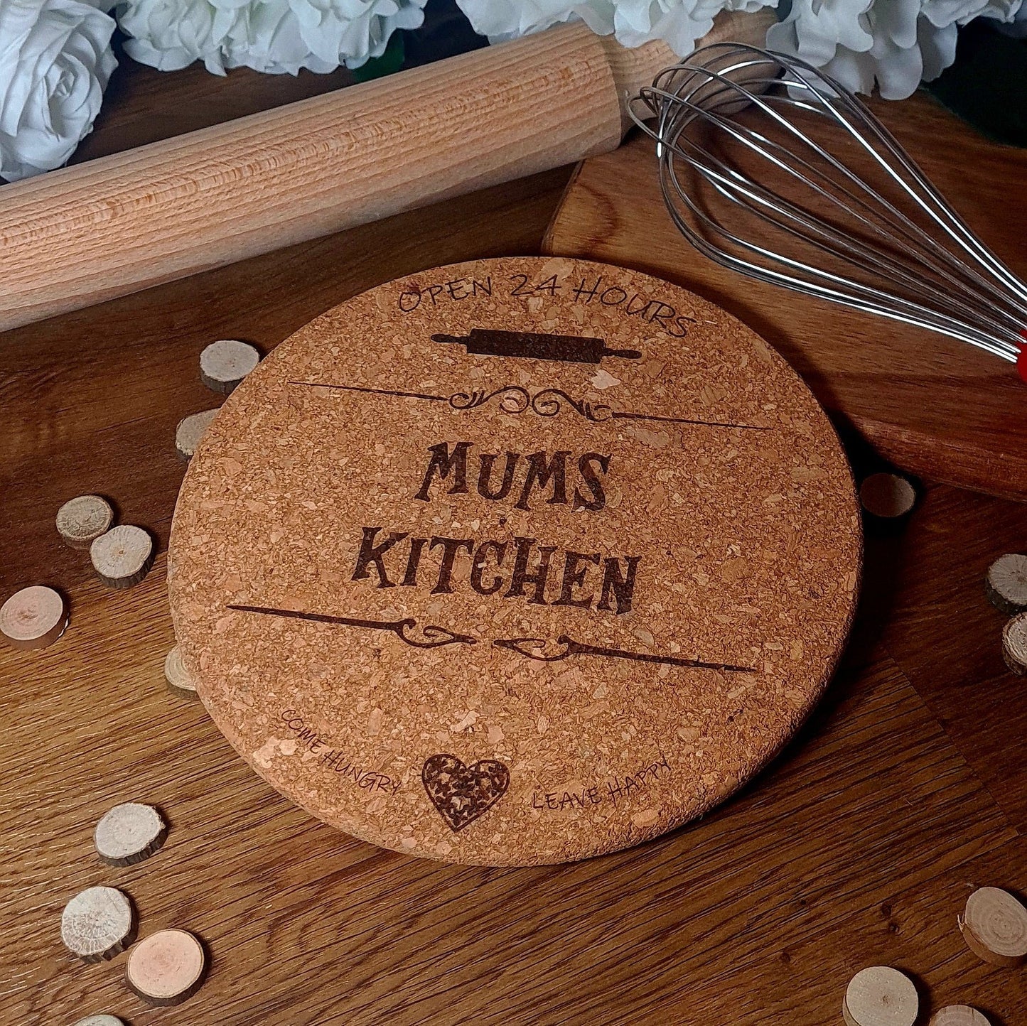 Rustic Cork Trivet | Hot Pot Stand | Heat mat
