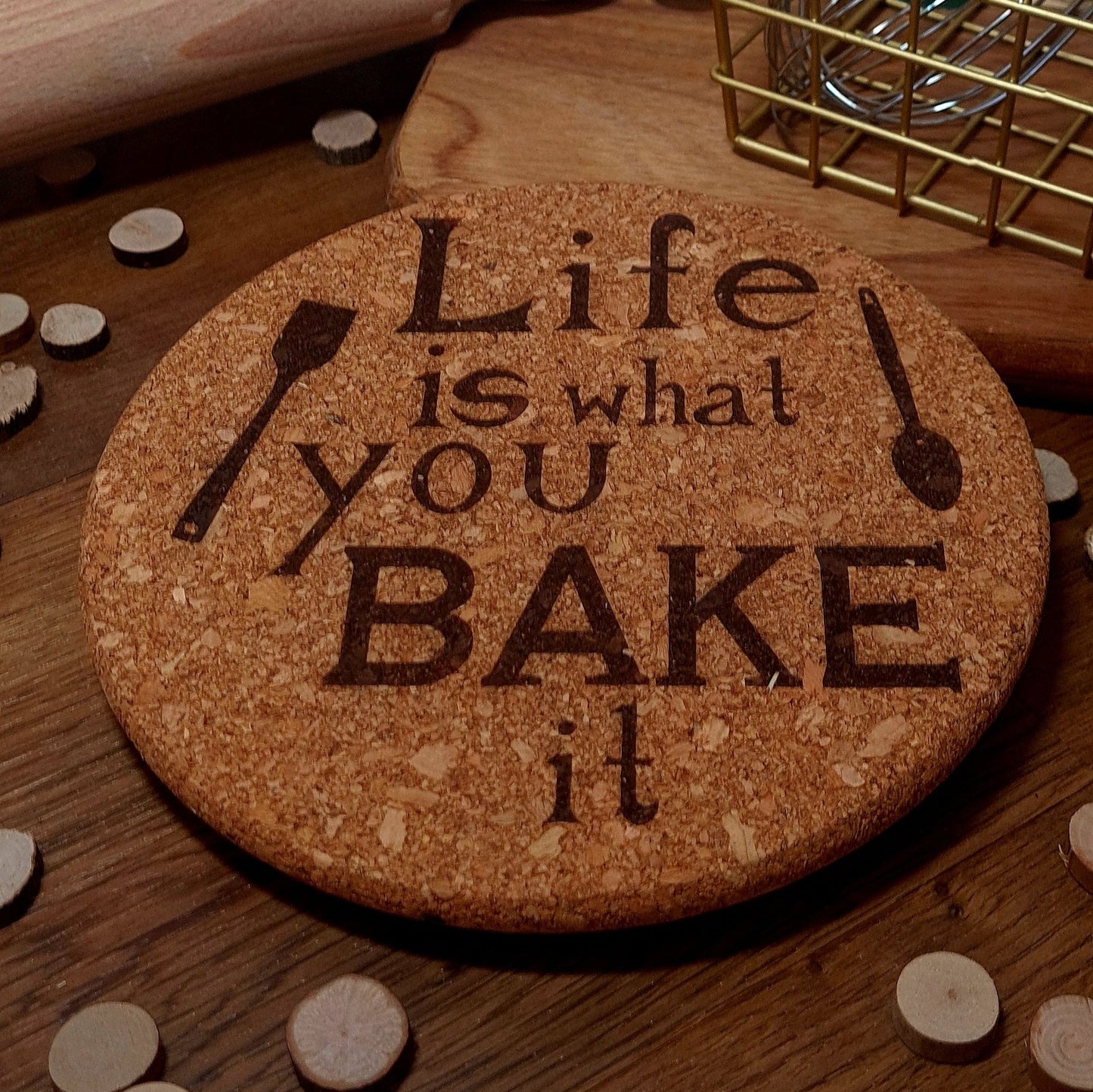 Rustic Cork Trivet | Hot Pot Stand | Heat mat