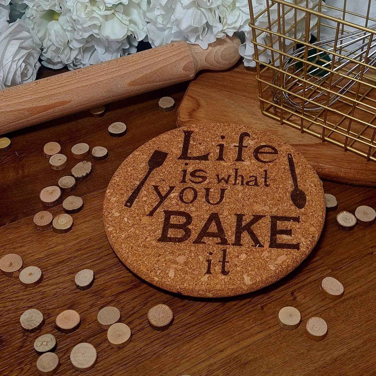 Rustic Cork Trivet | Hot Pot Stand | Heat mat