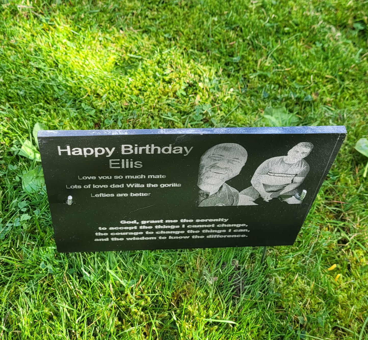 Bespoke Memorial Prayer Plaques
