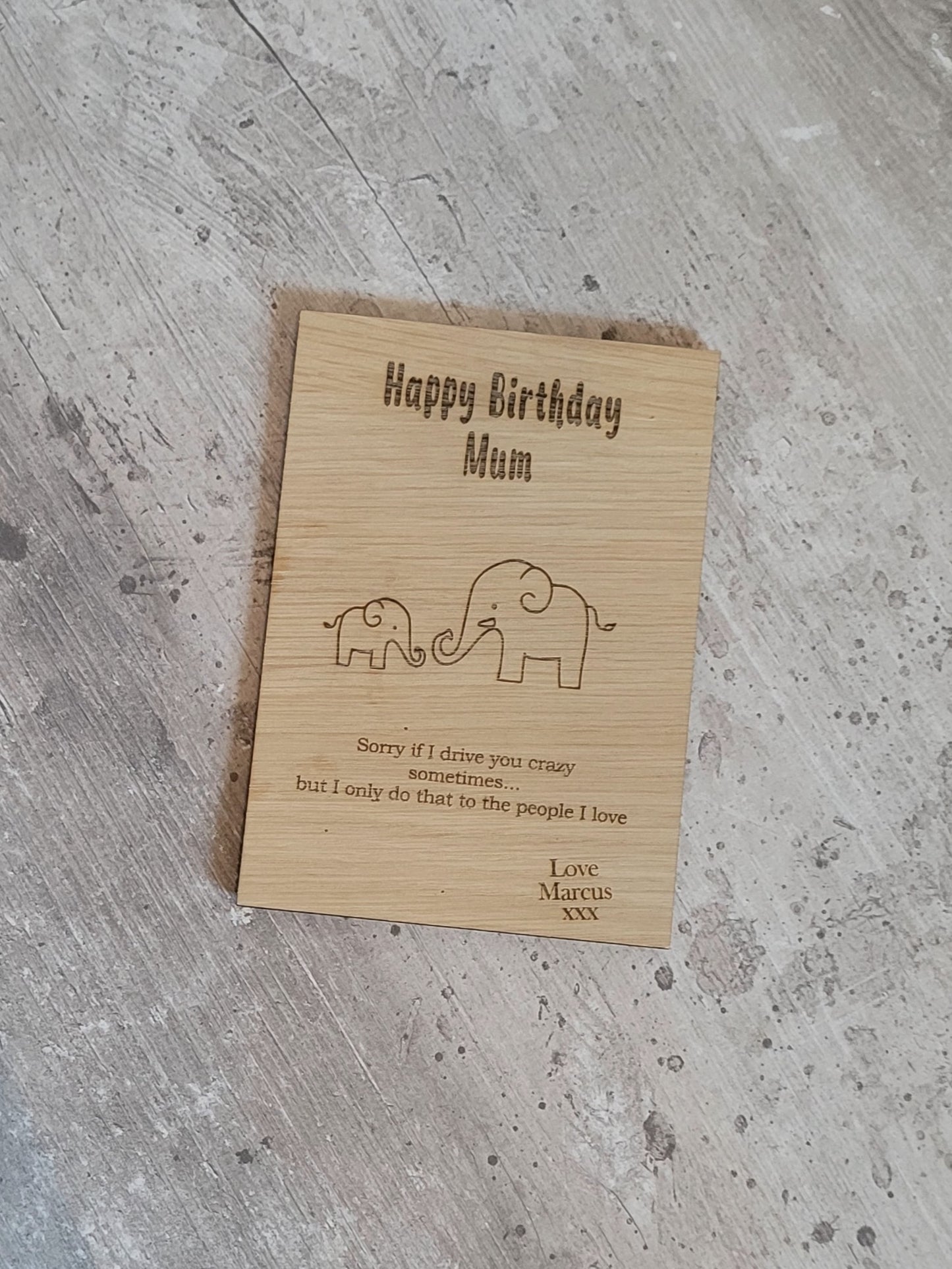 Elephant birthday cards