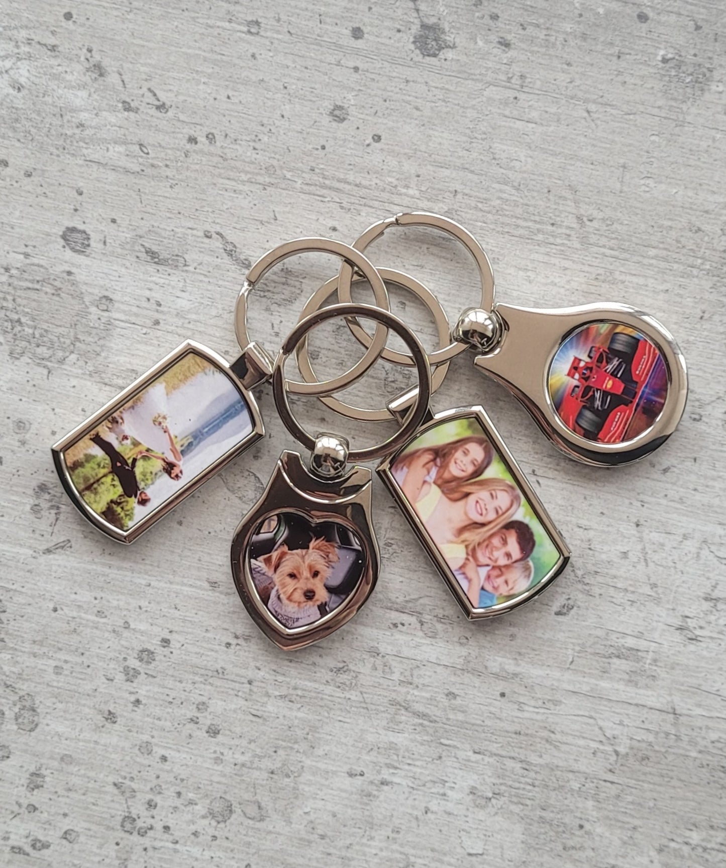 Car enthusiast photo keyring gift-boxed