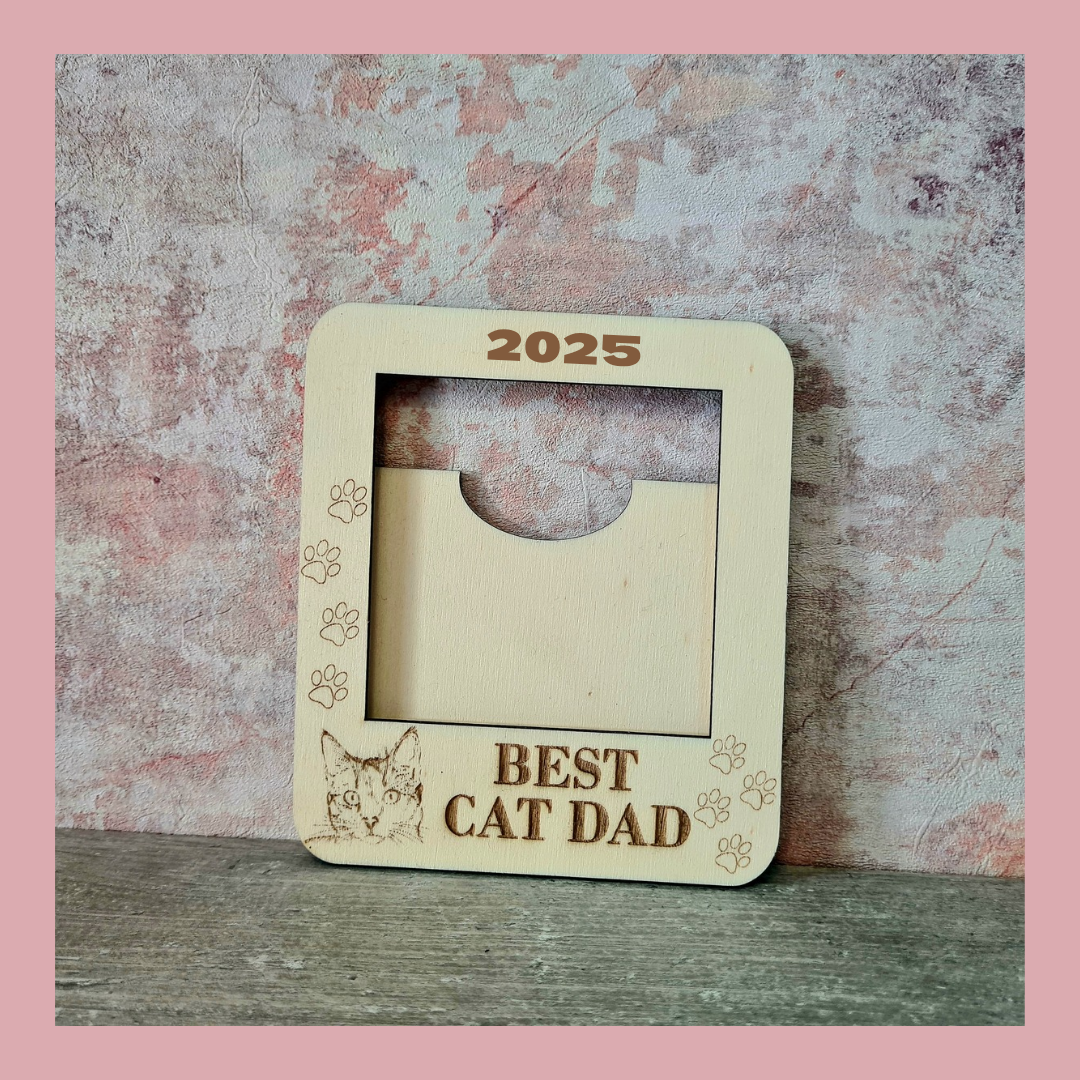 Custom photo frame magnet gift UK
