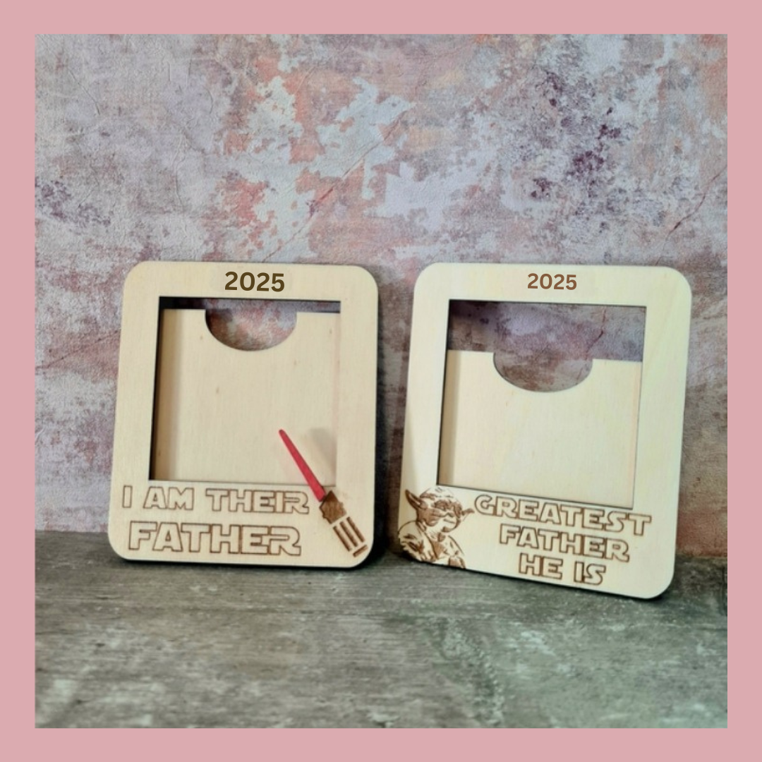 Custom photo frame magnet gift UK