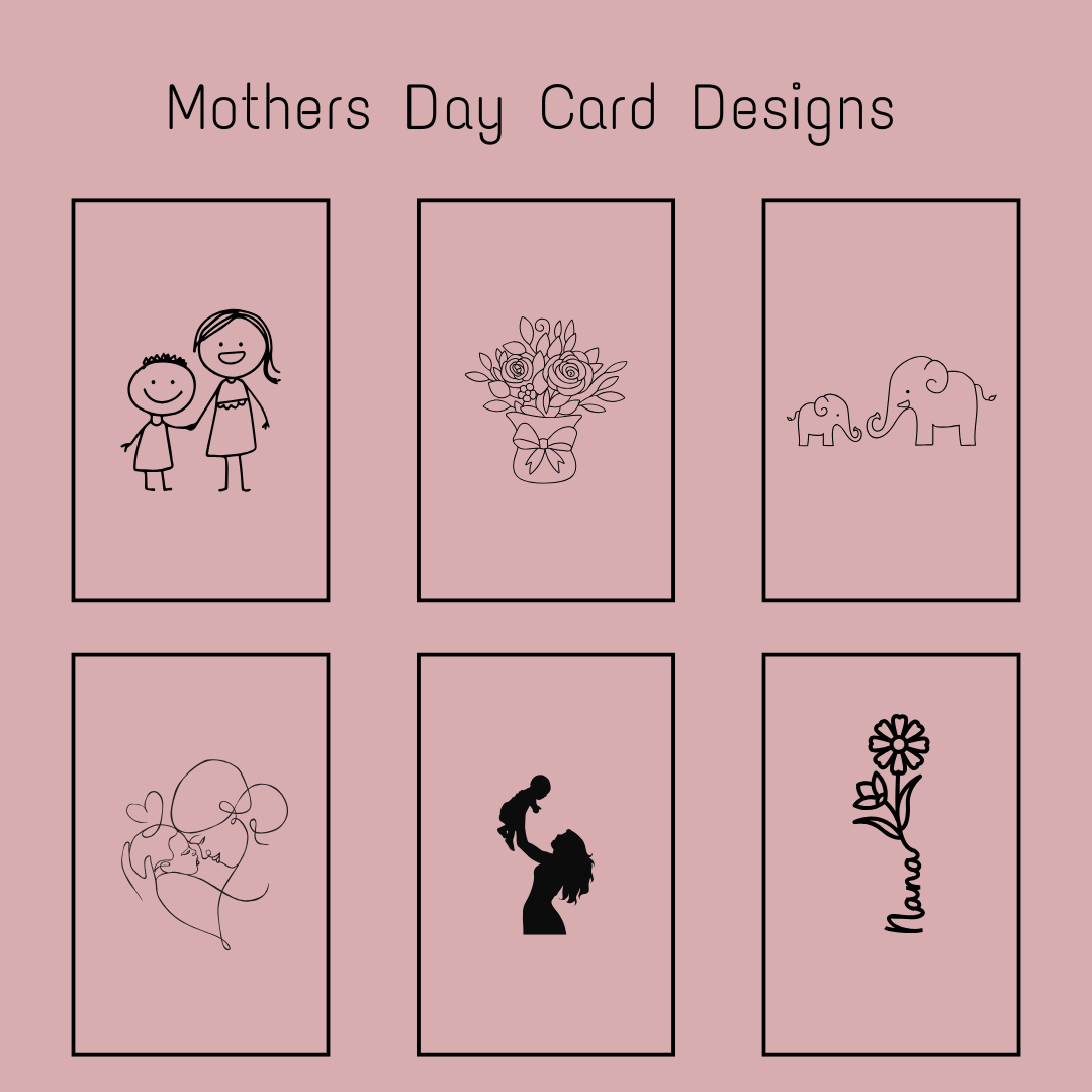 3D Personalised Wooden Mothers Day Cards – Specially Engraved For Mums