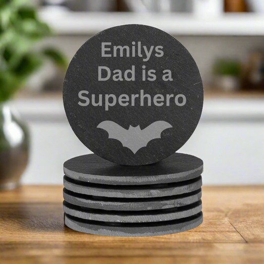Dads my superhero coaster