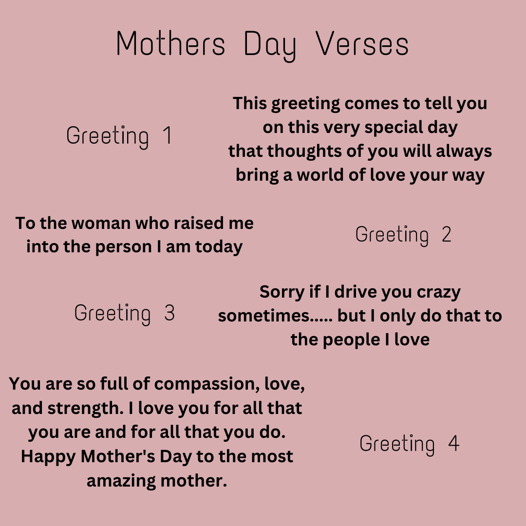 3D Personalised Wooden Mothers Day Cards – Specially Engraved For Mums