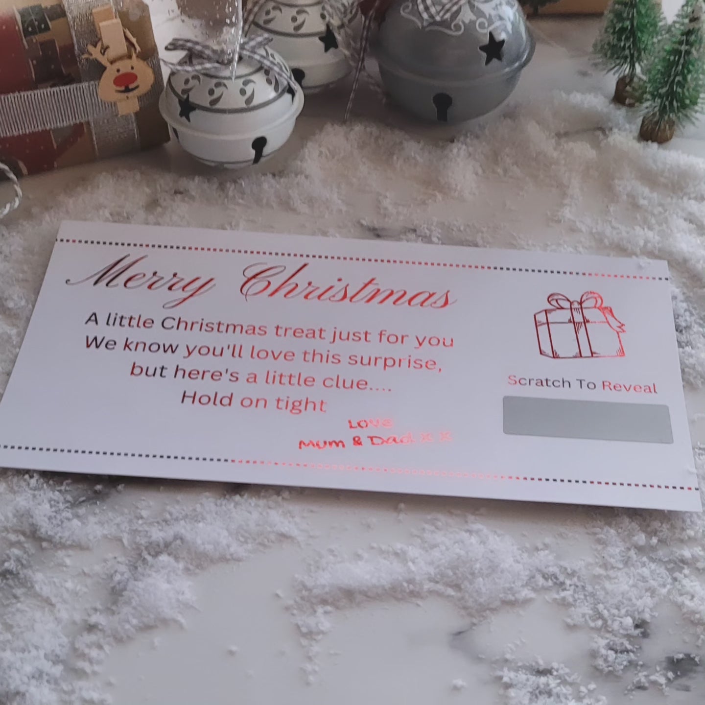 Personalised Foil ticket