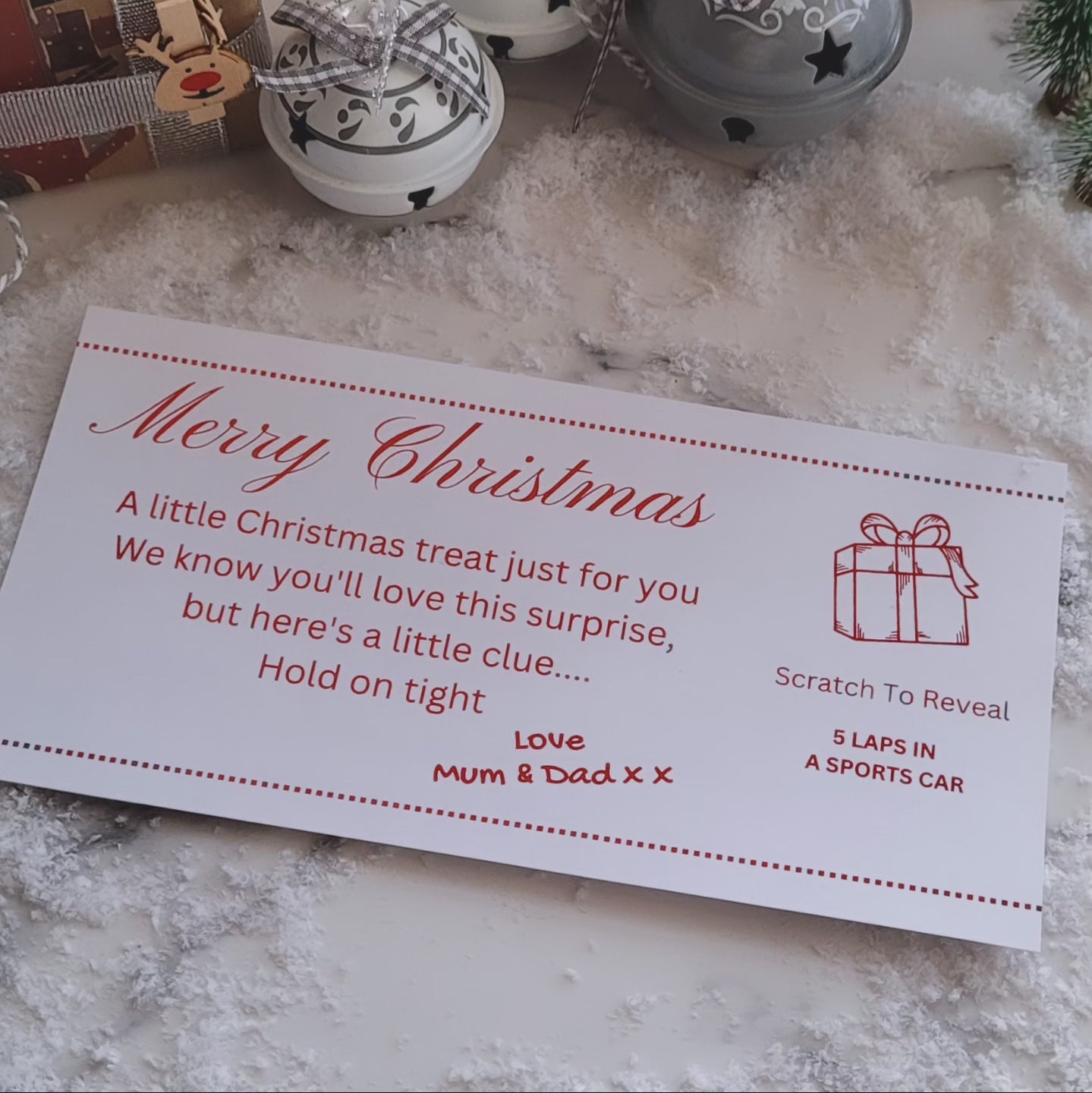 Personalised Foil ticket
