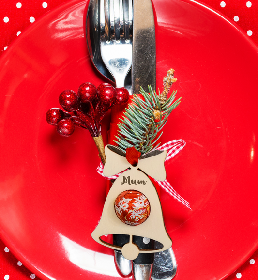 Handmade festive decorations perfect for table settings, Christmas Eve boxes & stocking fillers.