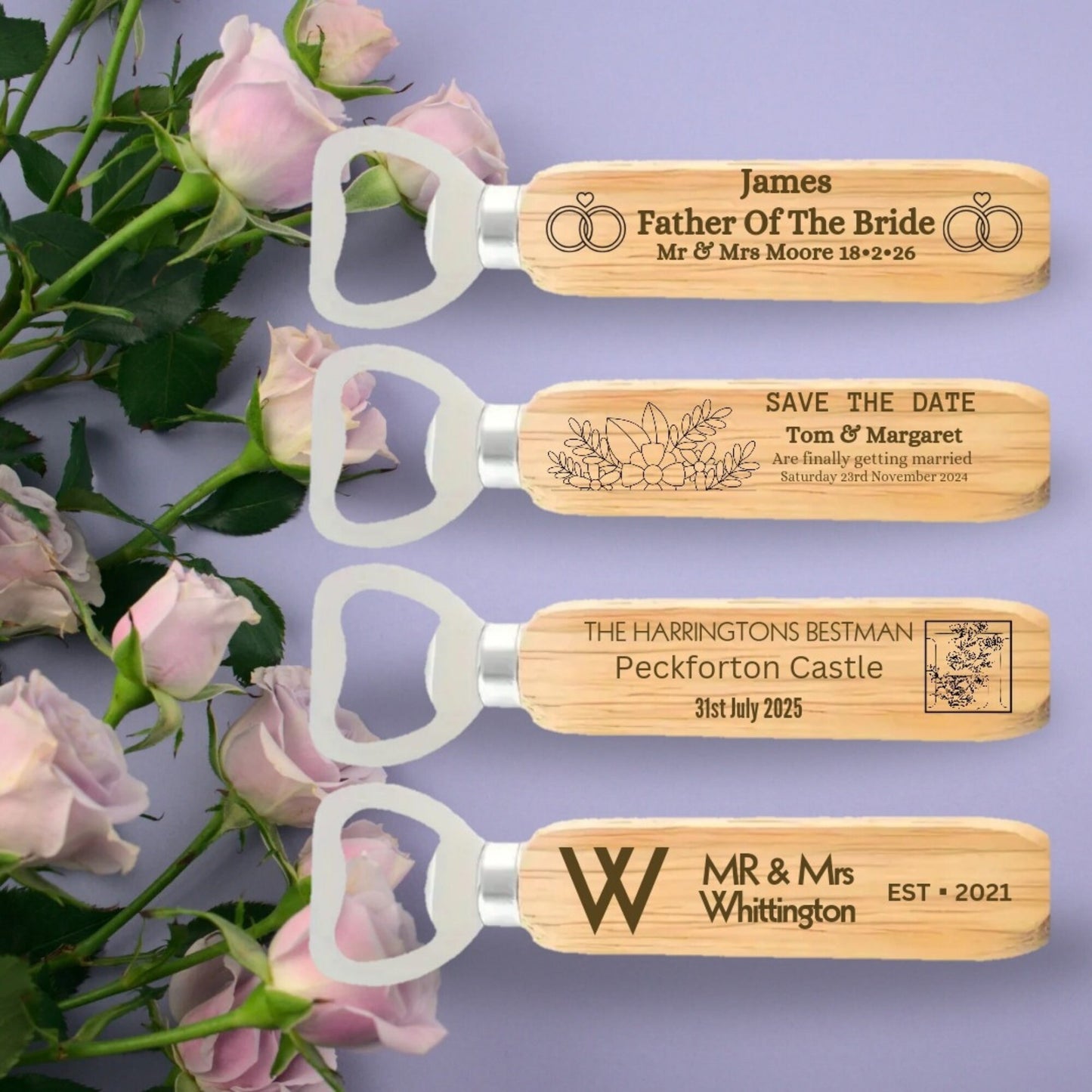 Personalised Monogram Wedding Favors
