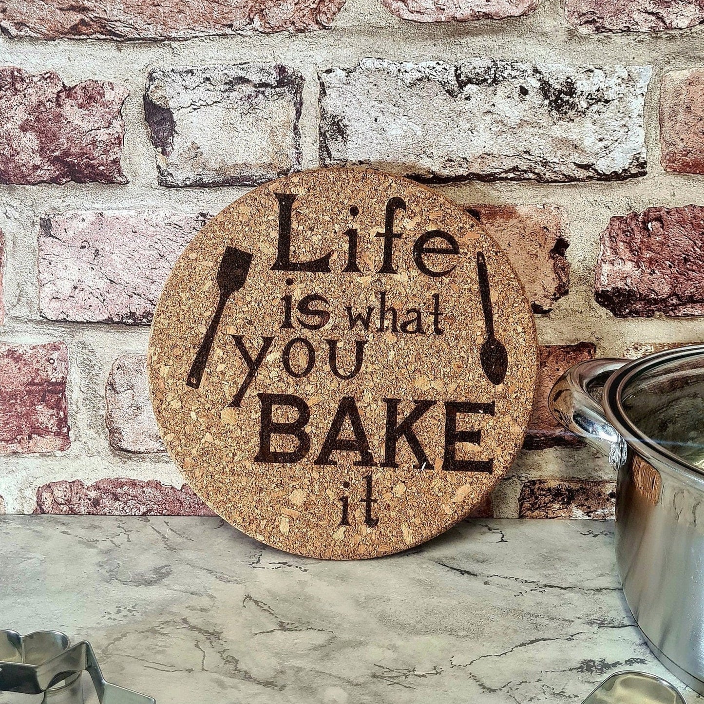 life is what you bake trivet