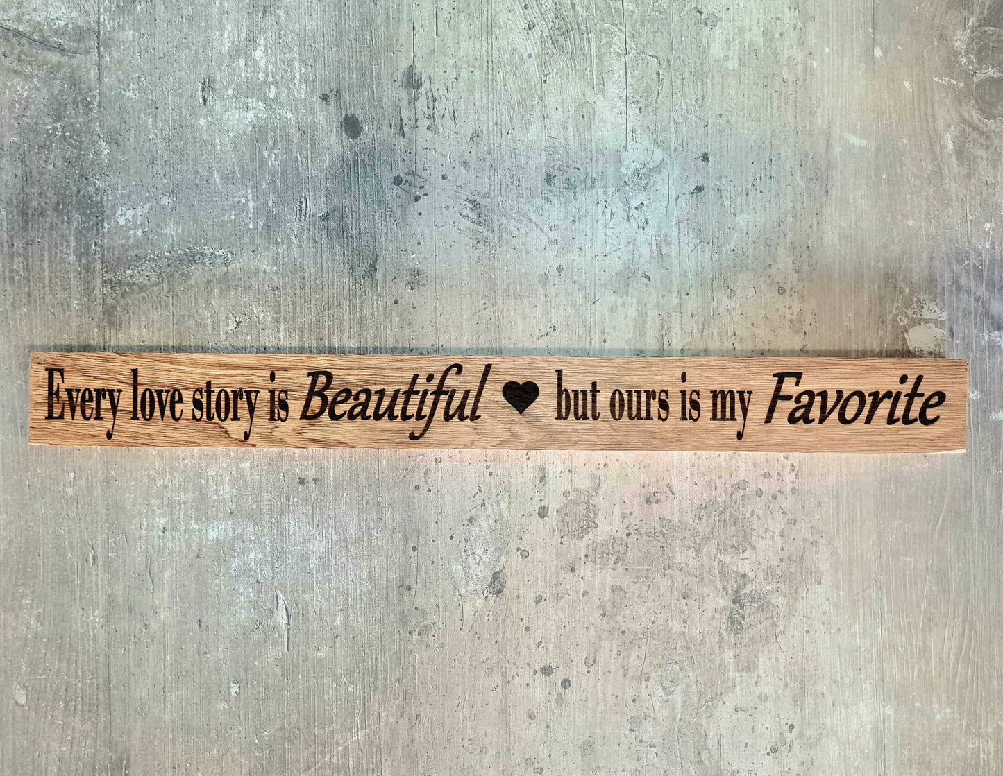 Wooden Family Home Sign - Solid Oak - Unique Gifts, Home Decor, Wall Art, Anniversary Gifts or Wedding Decor