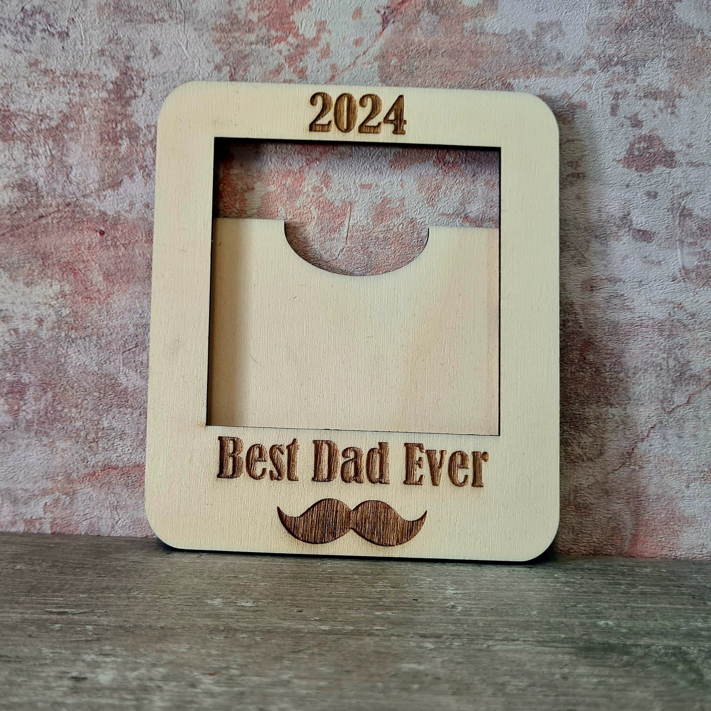 best dad ever photo frame personalised