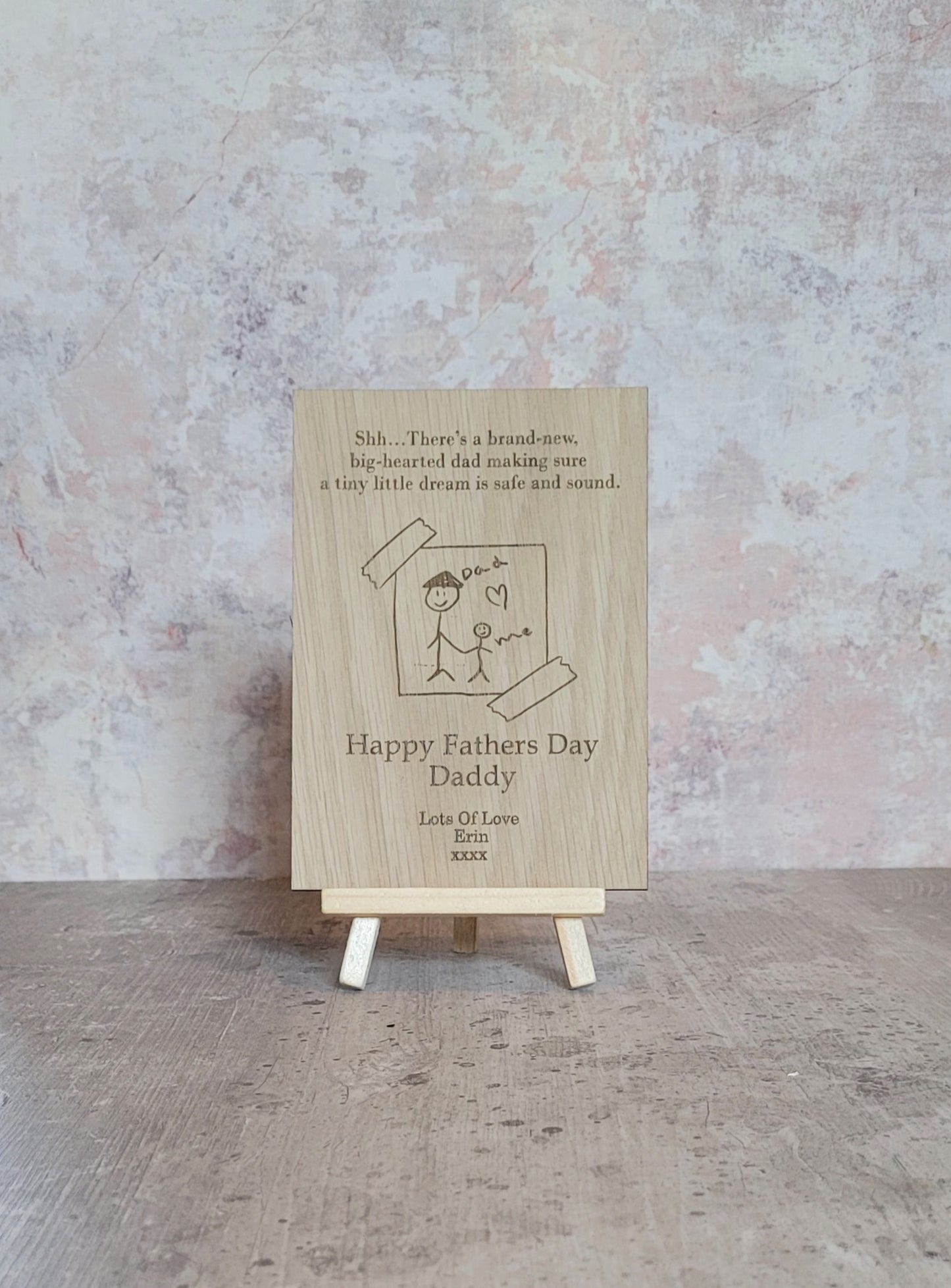 Personalised Wooden Mothers Day Cards – Specially Engraved For Mums