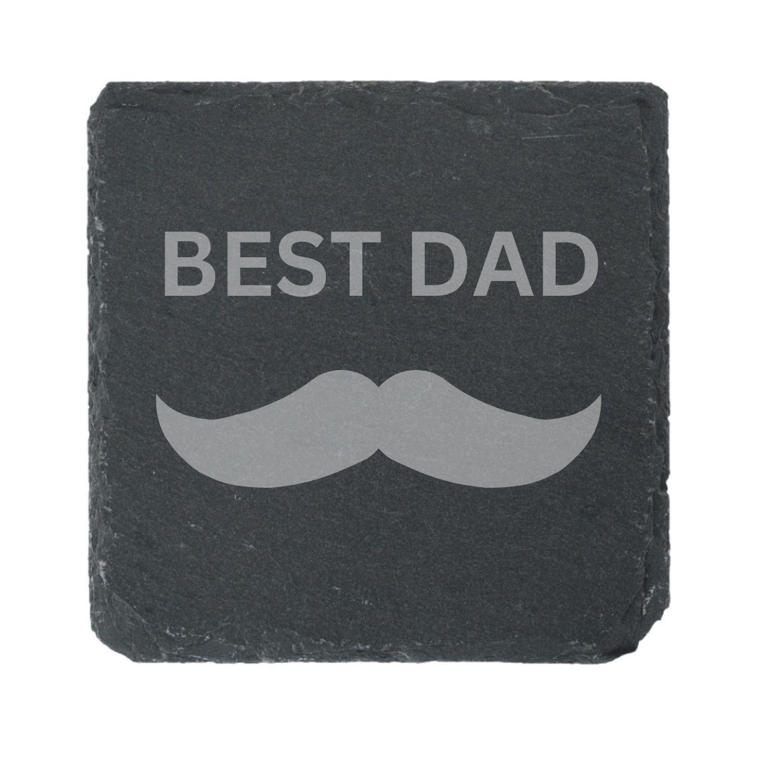 Best Dad Engraved Coaster