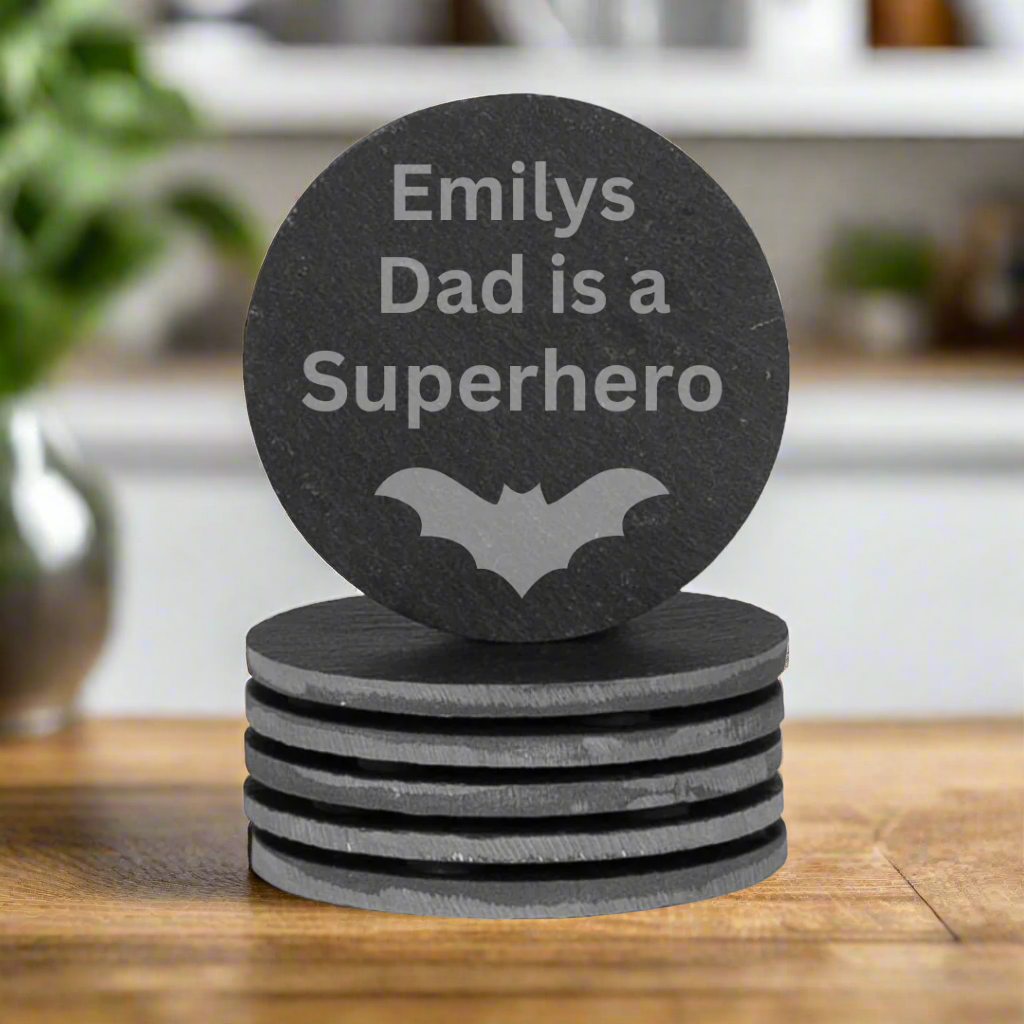 Dads my superhero coaster