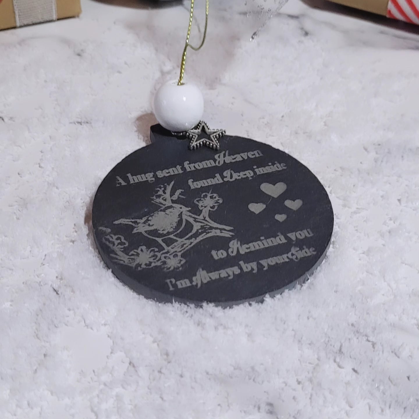 Memorial Christmas tree decoration