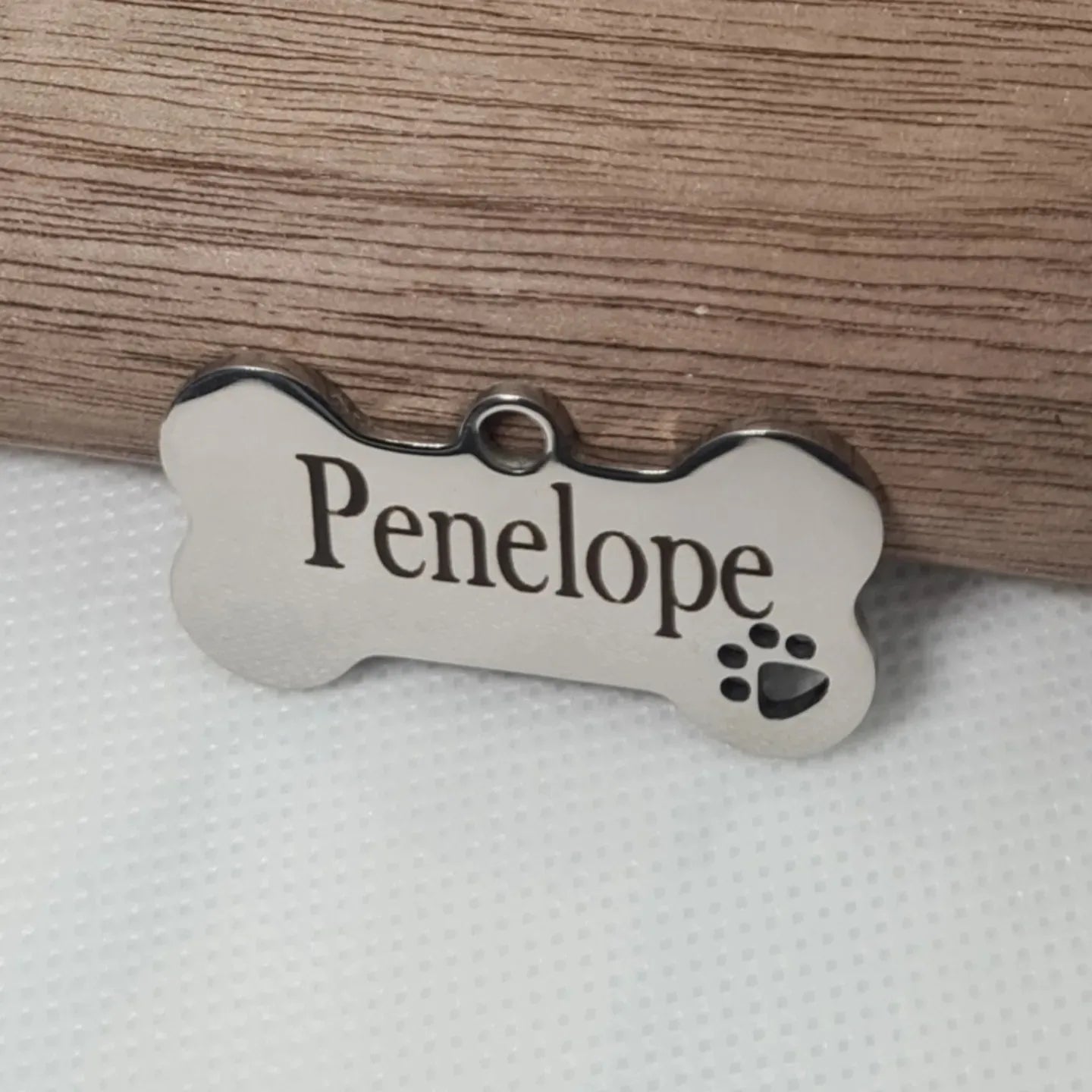 Premium Engraved Personalised Custom Name ID Bone Tag Collar