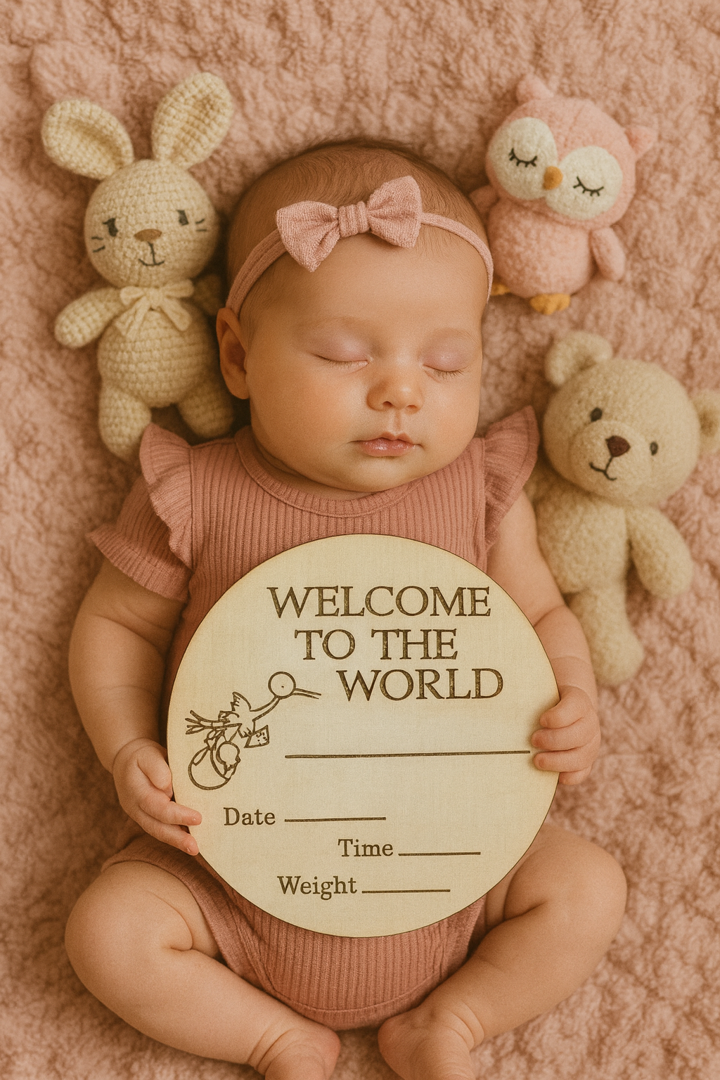 Personalised Sibling Pregnancy Announcement Sign | Wooden Photo Prop