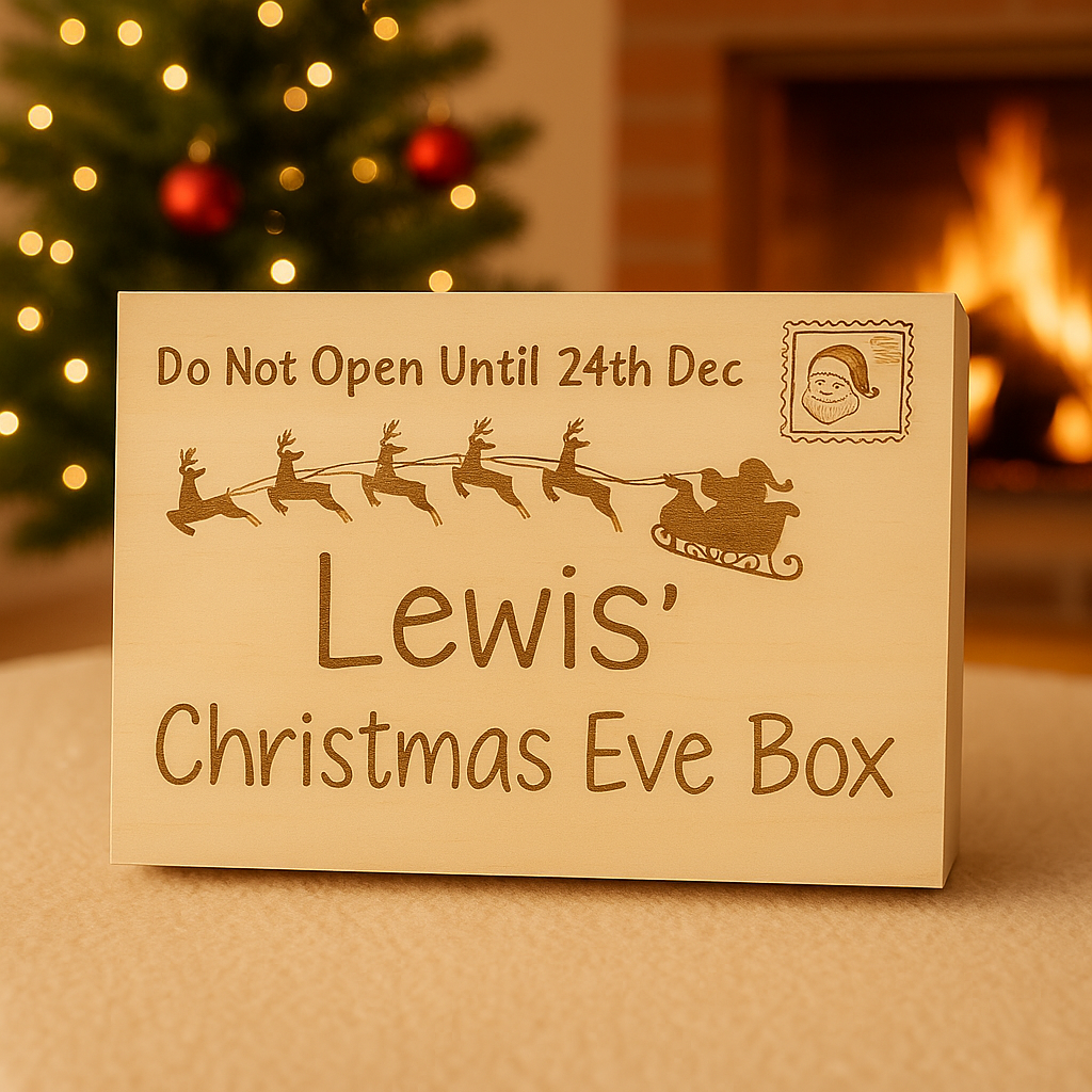 Childrens Personalised Christmas Eve Box- Large activity box