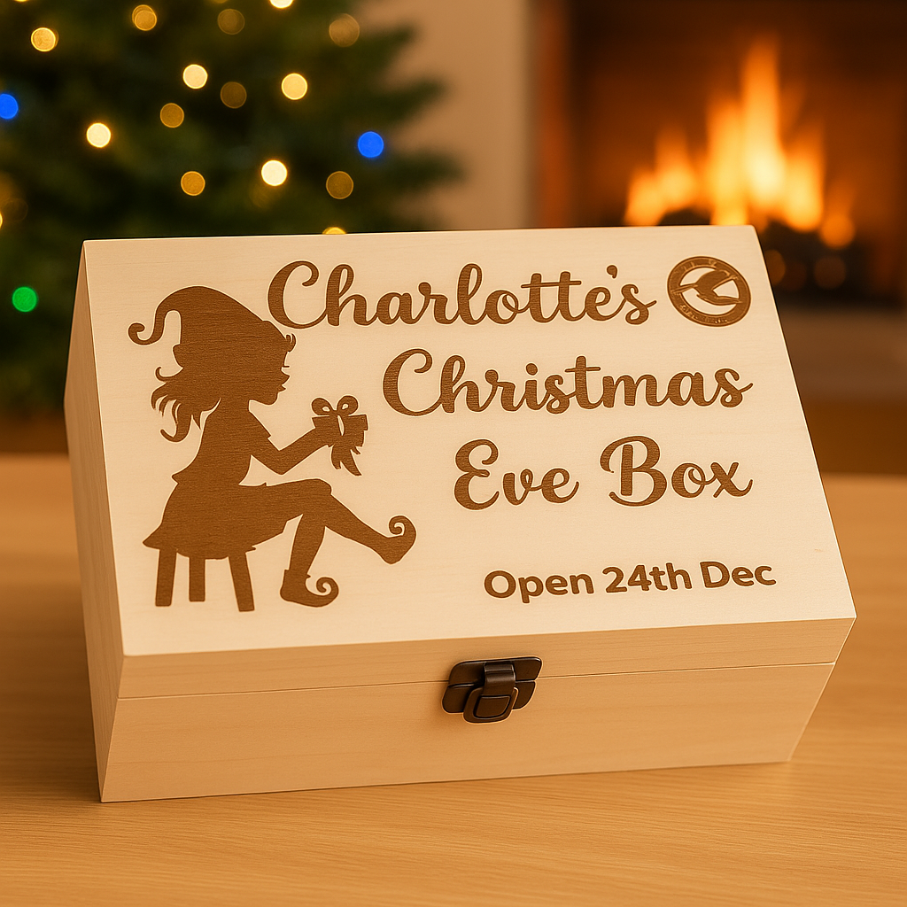 Childrens Personalised Christmas Eve Box- Large activity box