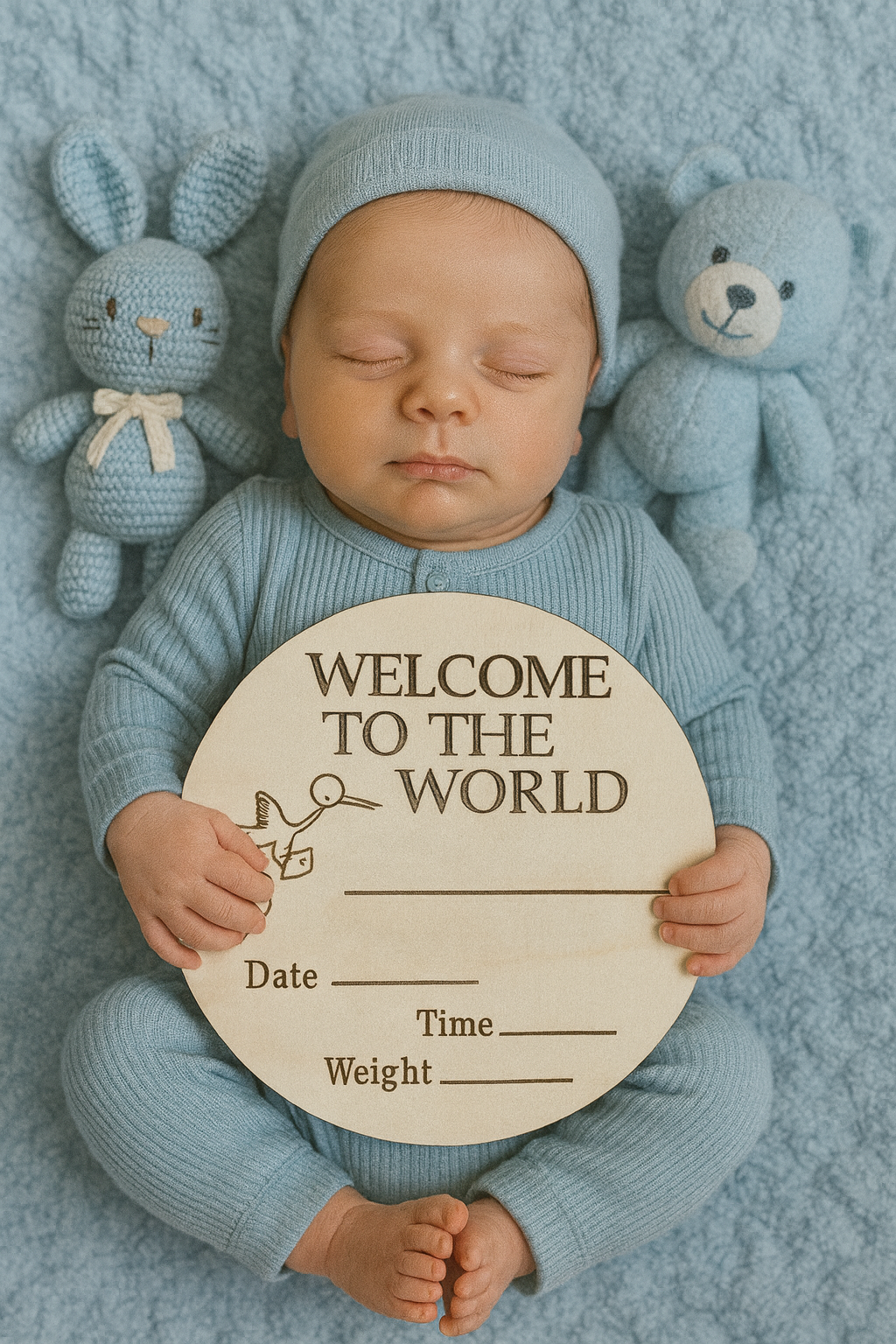 Personalised Sibling Pregnancy Announcement Sign | Wooden Photo Prop