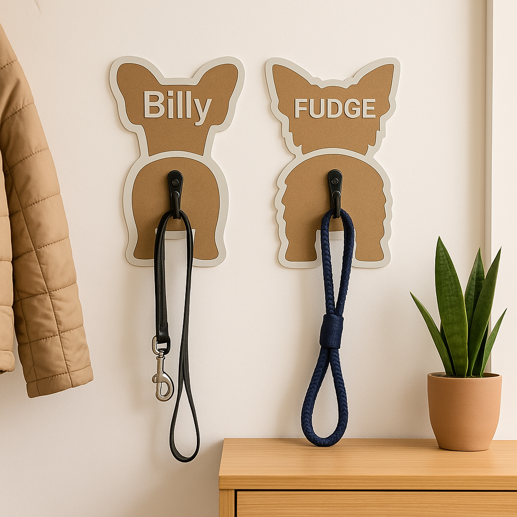 Personalised Dog Lead Holder - Key Hook- Dog Lead Hook - Harness Hook