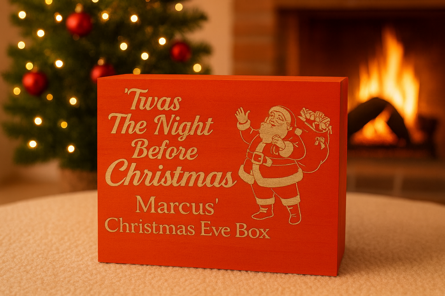 Childrens Personalised Christmas Eve Box- Large activity box