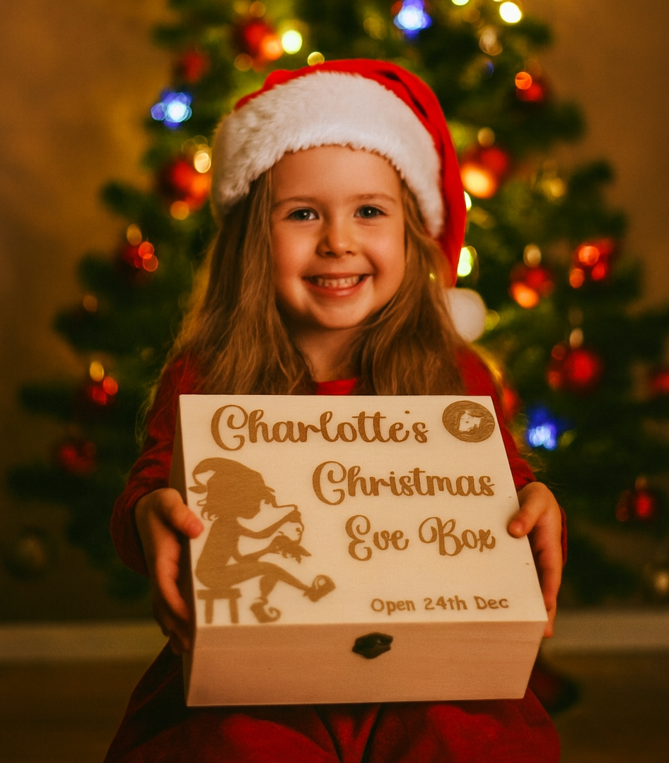 Childrens Personalised Christmas Eve Box- Large activity box