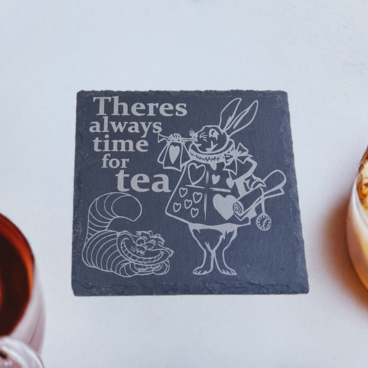 Alice In Wonderland Slate Coasters