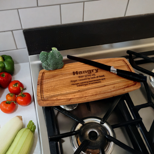 Hangry Funny Engraved Chopping Board