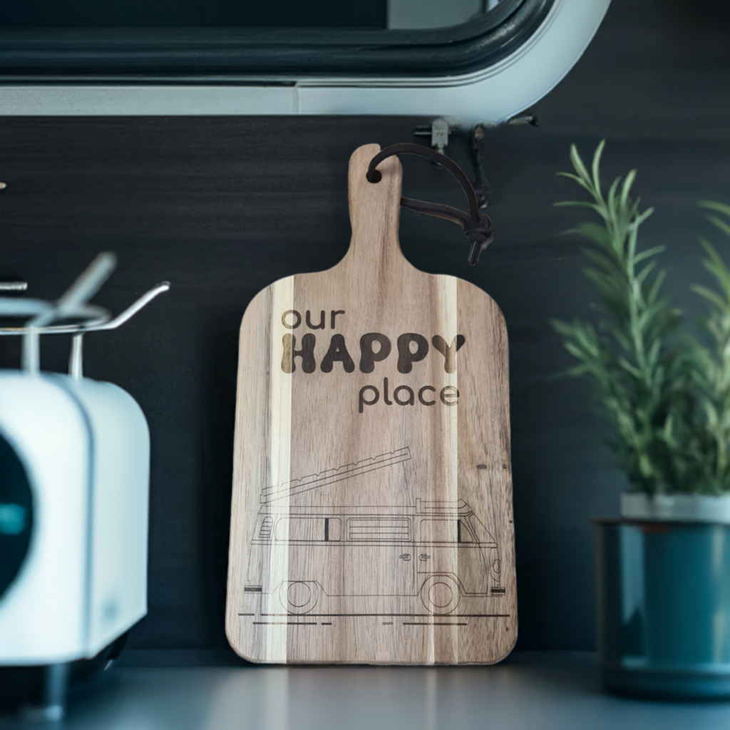 vw caravan chopping board