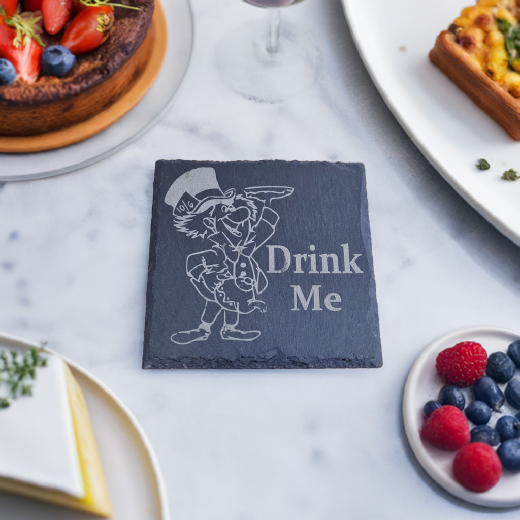 Alice In Wonderland Slate Coasters