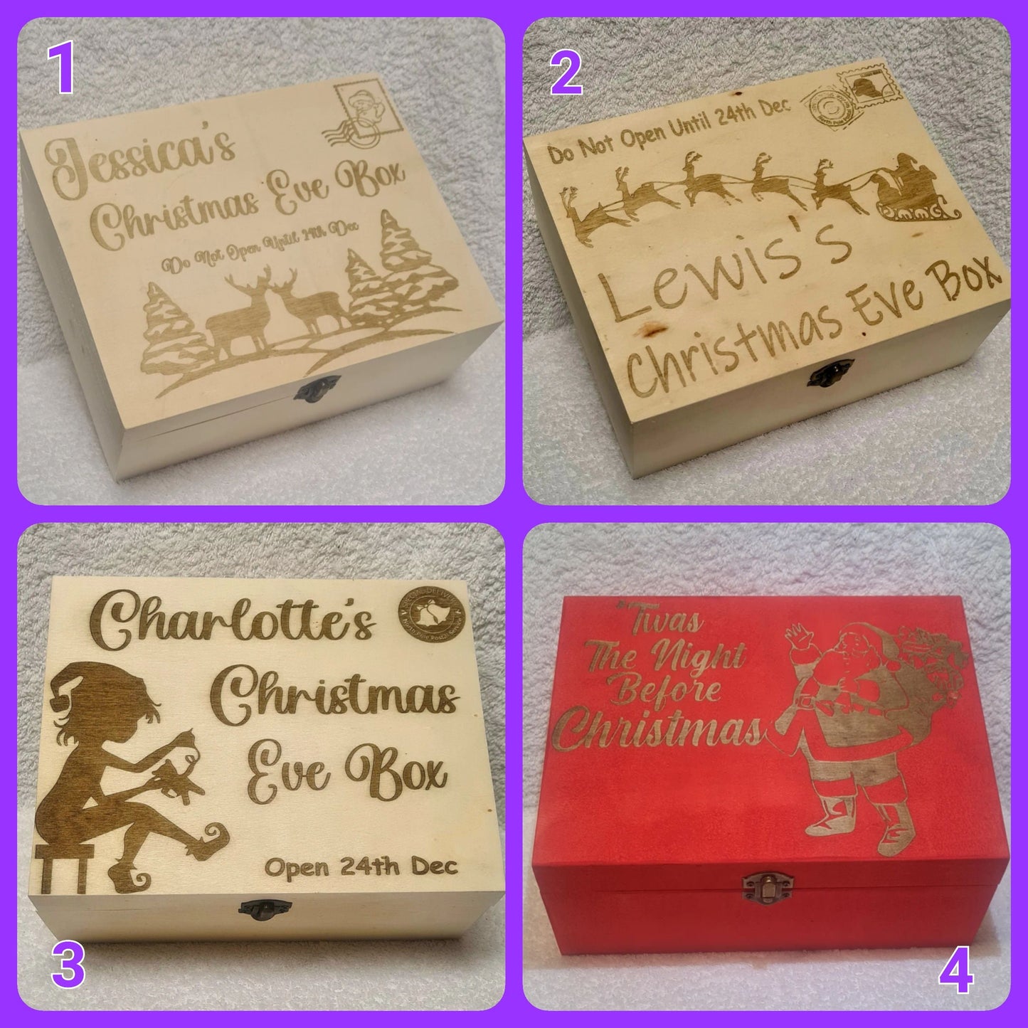 Personalised Christmas Eve Box- Small children's activity box