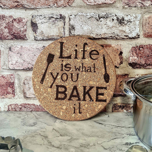 life is what you bake trivet