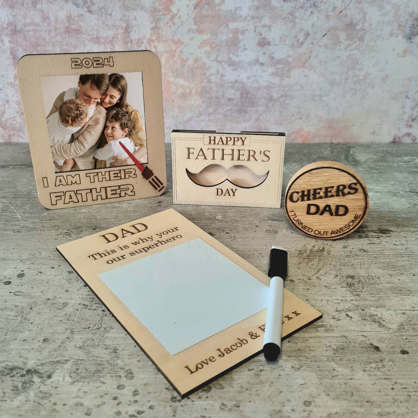 personalised dads gift set