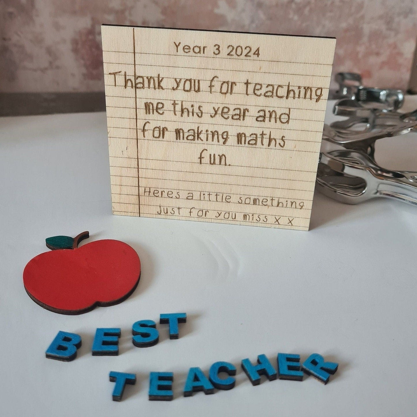 Personalised Teachers Thank You Gift