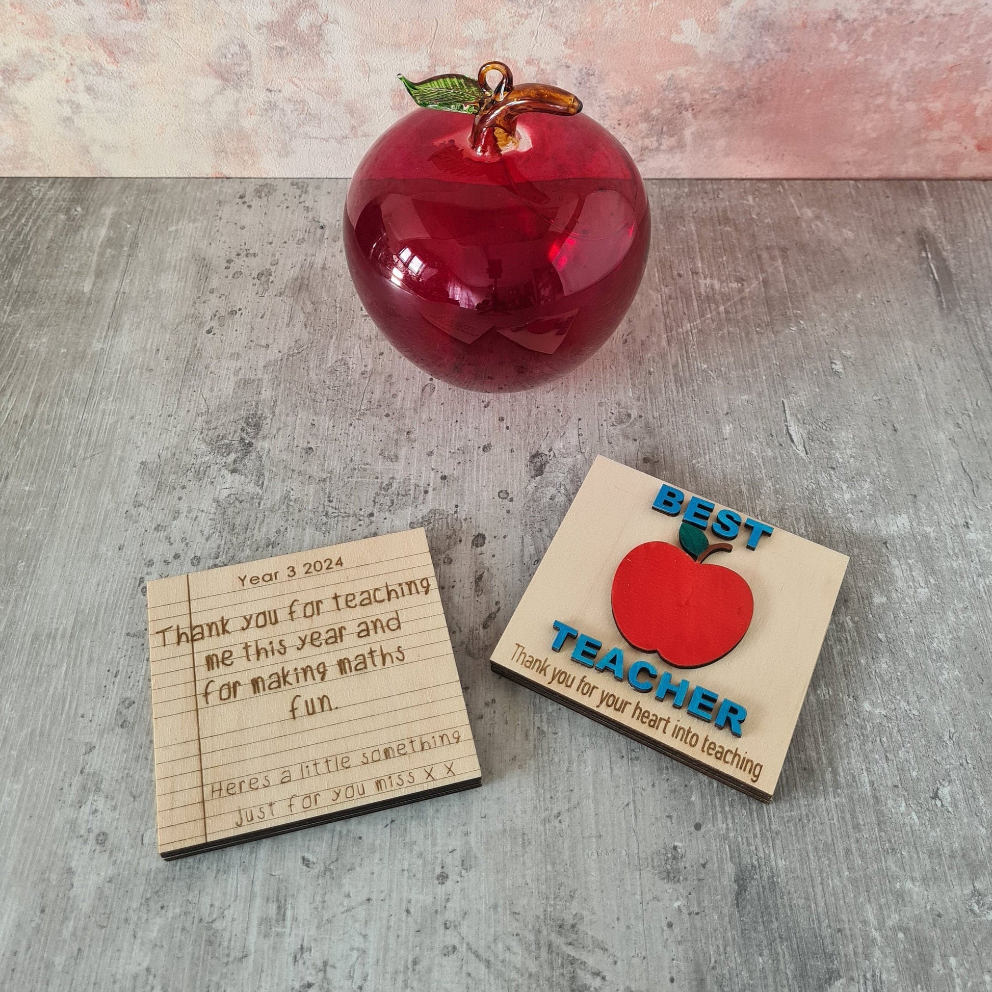 teacher gift card holder