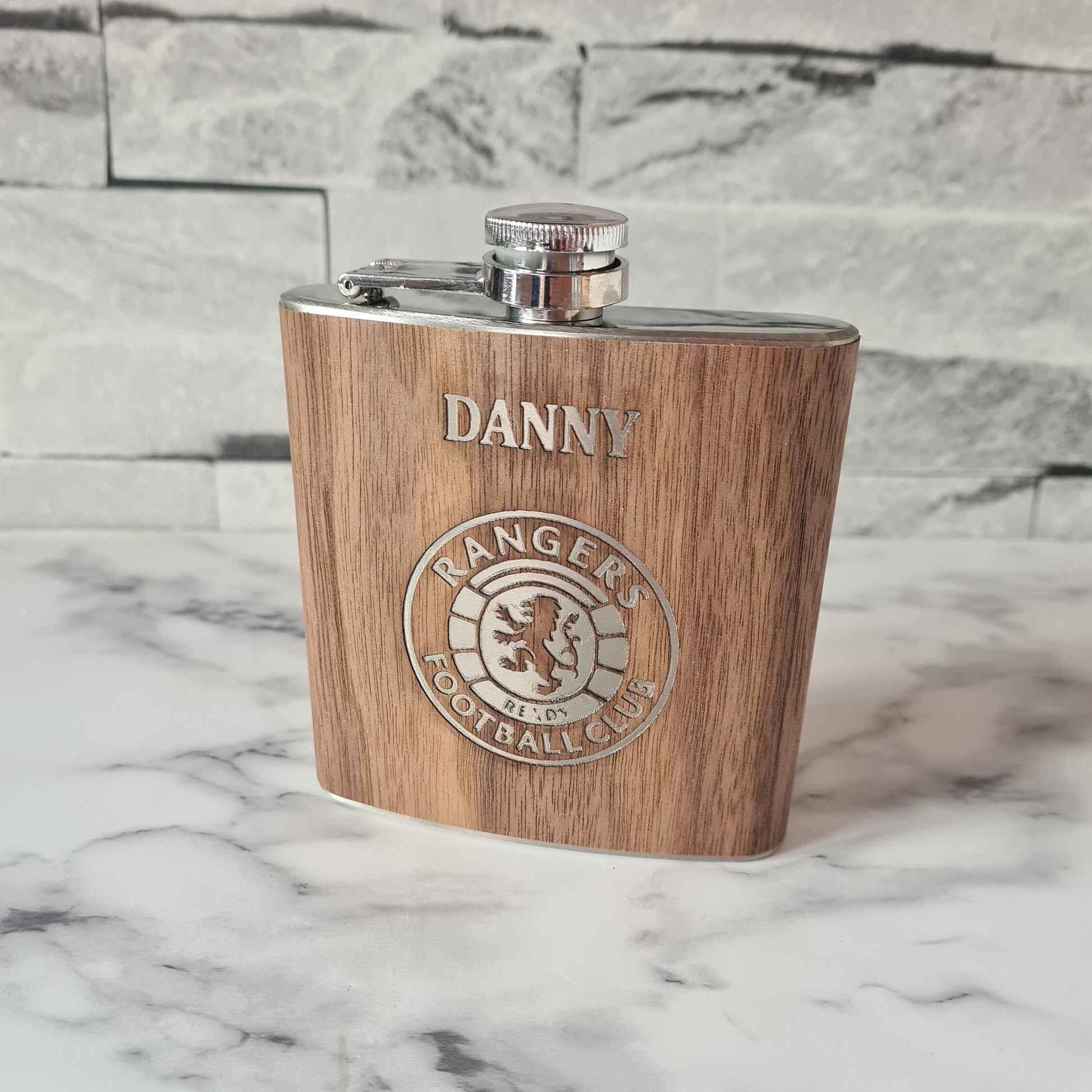 rangers football club drinks flask