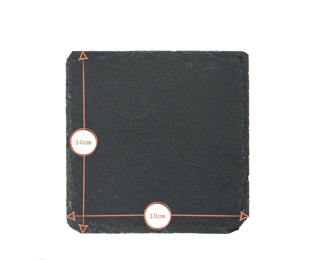 sizing details for square coasters