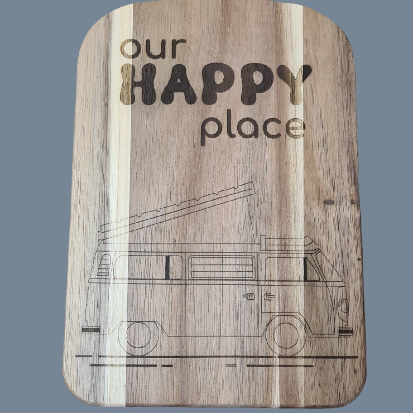 vw camper van personalised board