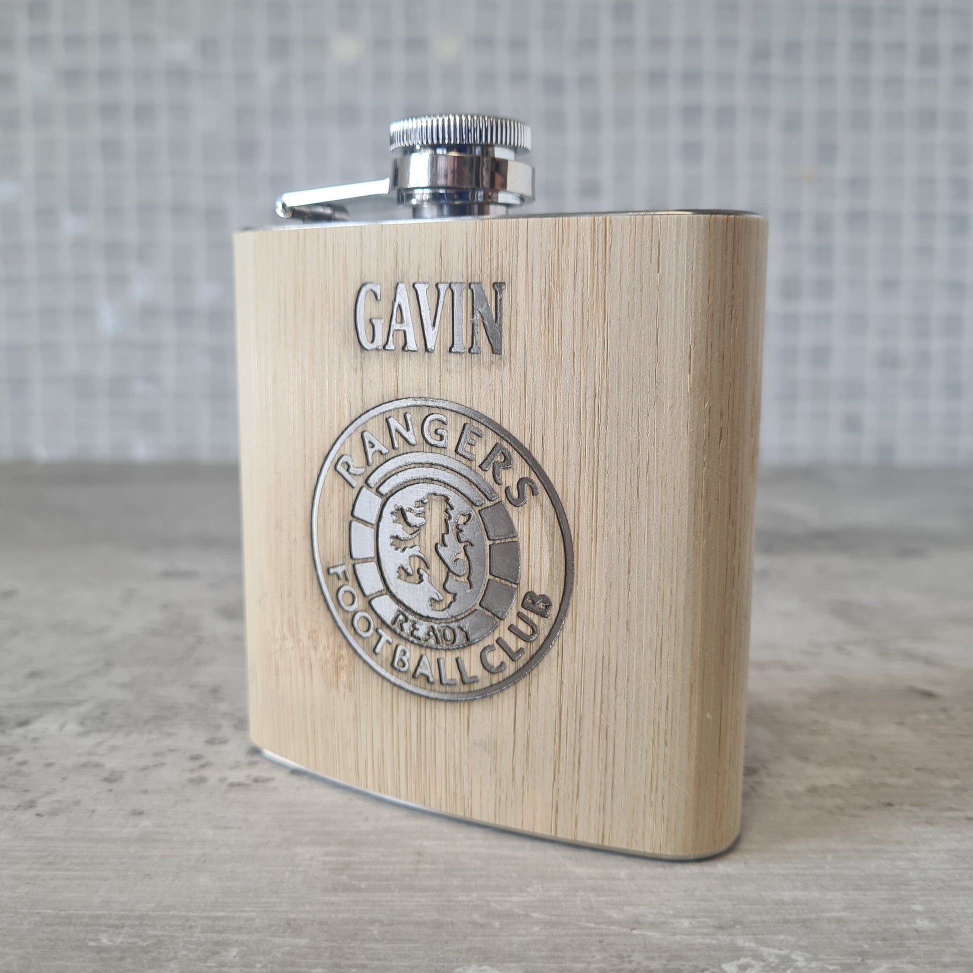 rangers football drink flask