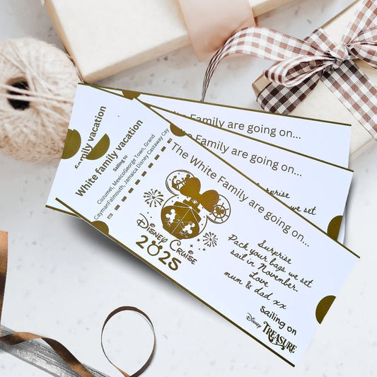 disney cruise foil ticket