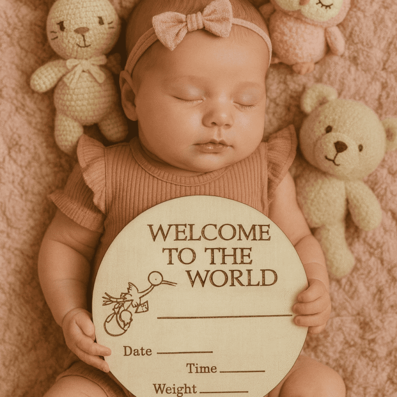 handmade personalised pregnancy big brother / big sister announcement board