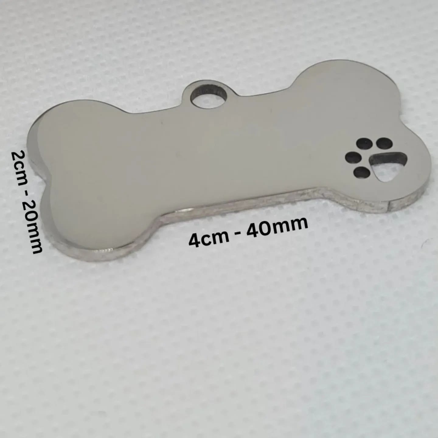 personalised stainless steel dog name tag